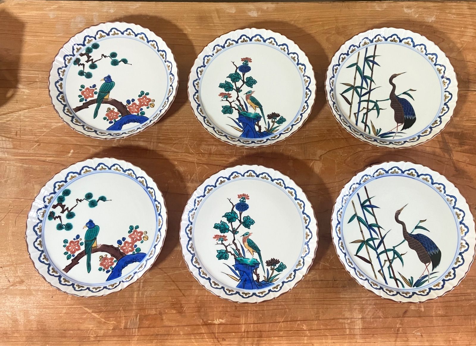 能登蔵出し 九谷青郊 絵変わり 銘々皿 12客 共箱付き Kutani ware 能登蔵出し 九谷青郊 絵変わり 銘々皿 12客 共箱付き 小皿 - メルカリ