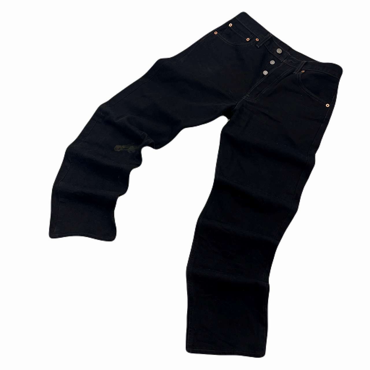 リーバイス デニムパンツ 501 メンズ W31 ストレート ブラック USA製 ボタンフライ ヴィンテージ 希少 刻印553 ジーンズ