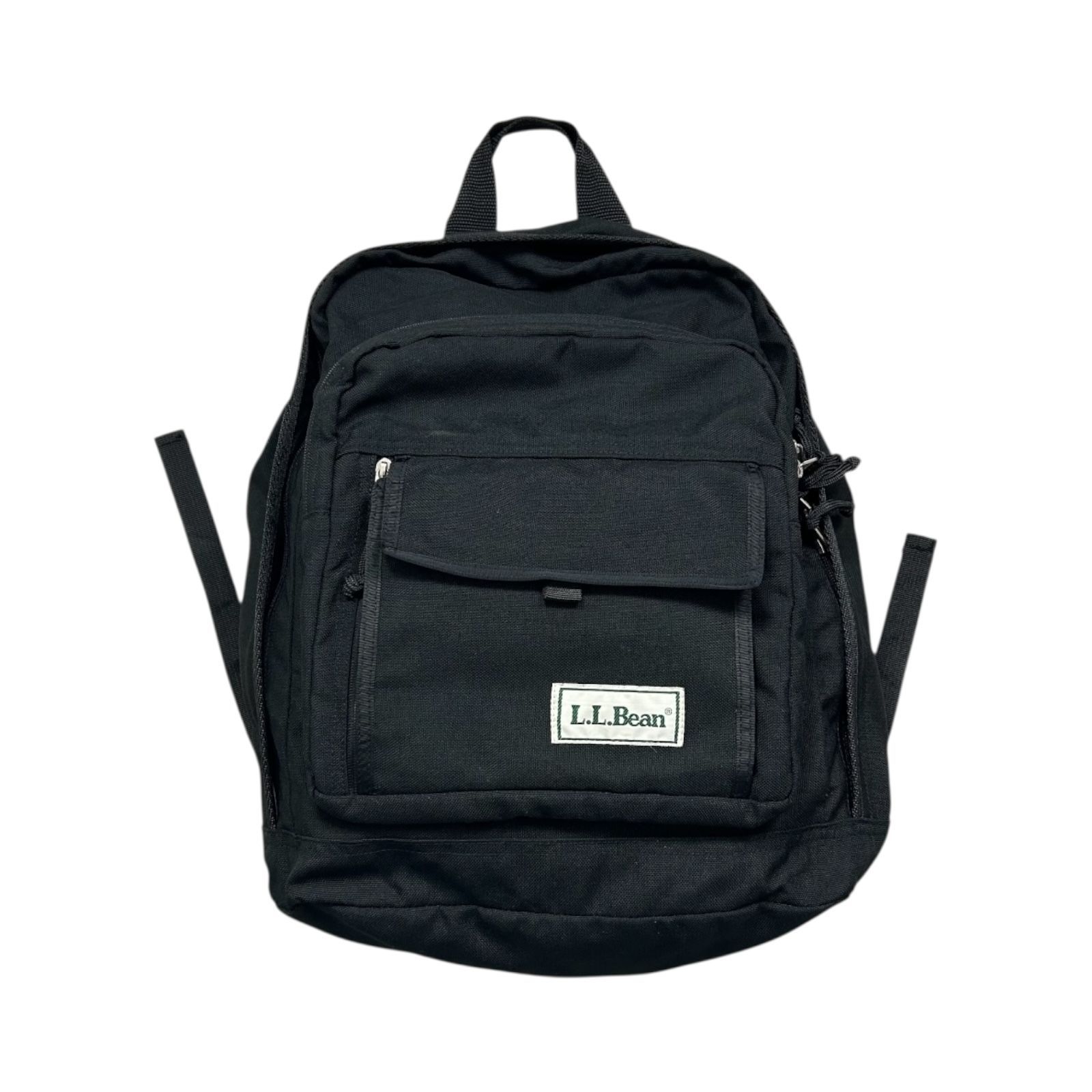 90s L.L.BEAN エルエルビーン バックパック アメリカ製 SIZE 49cm × 44cm 黒