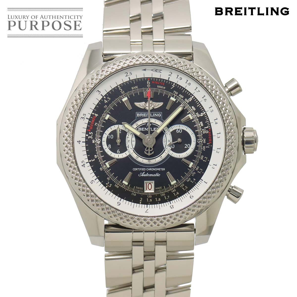 ブライトリング BREITLING ベントレー スーパースポーツ A26364 クロノグラフ 世界限定1000本 メンズ デイト 自動巻き Bentley 90317064