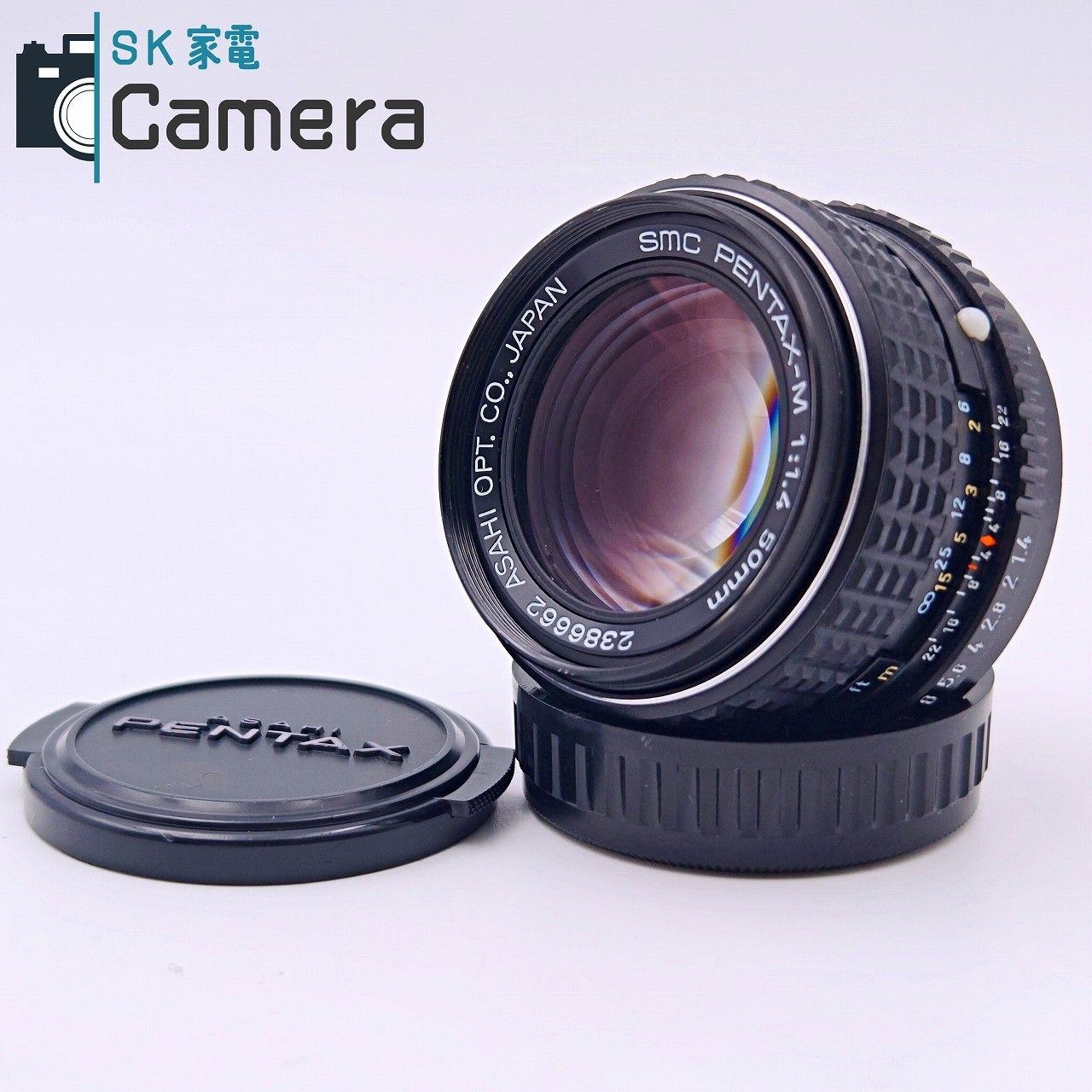 中古】 PENTAX SMC PENTAX-M 50mm F1.4 Kマウント キャップ付 - メルカリ