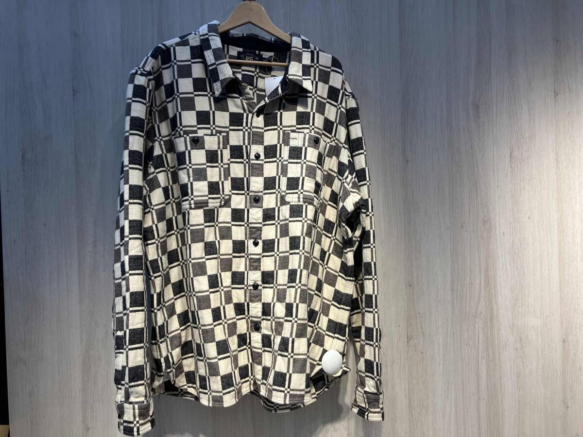 RRL RALPH LAUREN ネルシャツ　ブロックチェック　　XXL