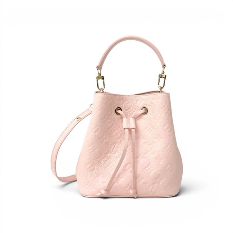 ★3日以内返品可★ 美品 LOUIS VUITTON ルイ・ヴィトン アンプラント ネオノエBB オパールピンク M47038 2wayショルダーバッグ ピンク カーフレザー レディース LOUIS VUITTON ルイ・ヴィトン ネオノエBB モノグラムアンプラント