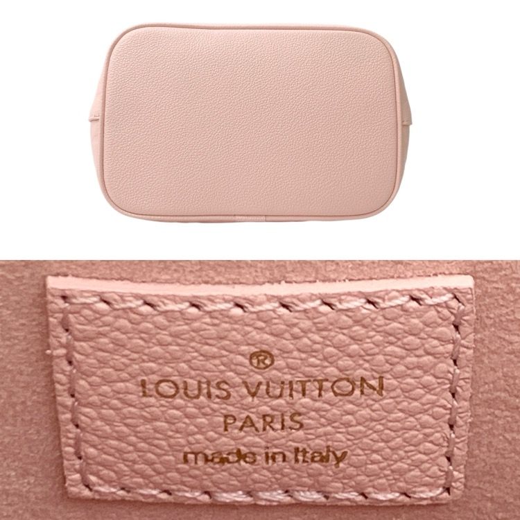 ★3日以内返品可★ 美品 LOUIS VUITTON ルイ・ヴィトン アンプラント ネオノエBB オパールピンク M47038 2wayショルダーバッグ ピンク カーフレザー レディース LOUIS VUITTON ルイ・ヴィトン ネオノエBB モノグラムアンプラント
