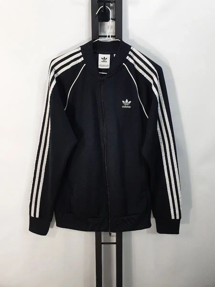 アディダス ジャージ SuperStar トラックジャージ ツーウェイジッパー ブラック 黒白 xl