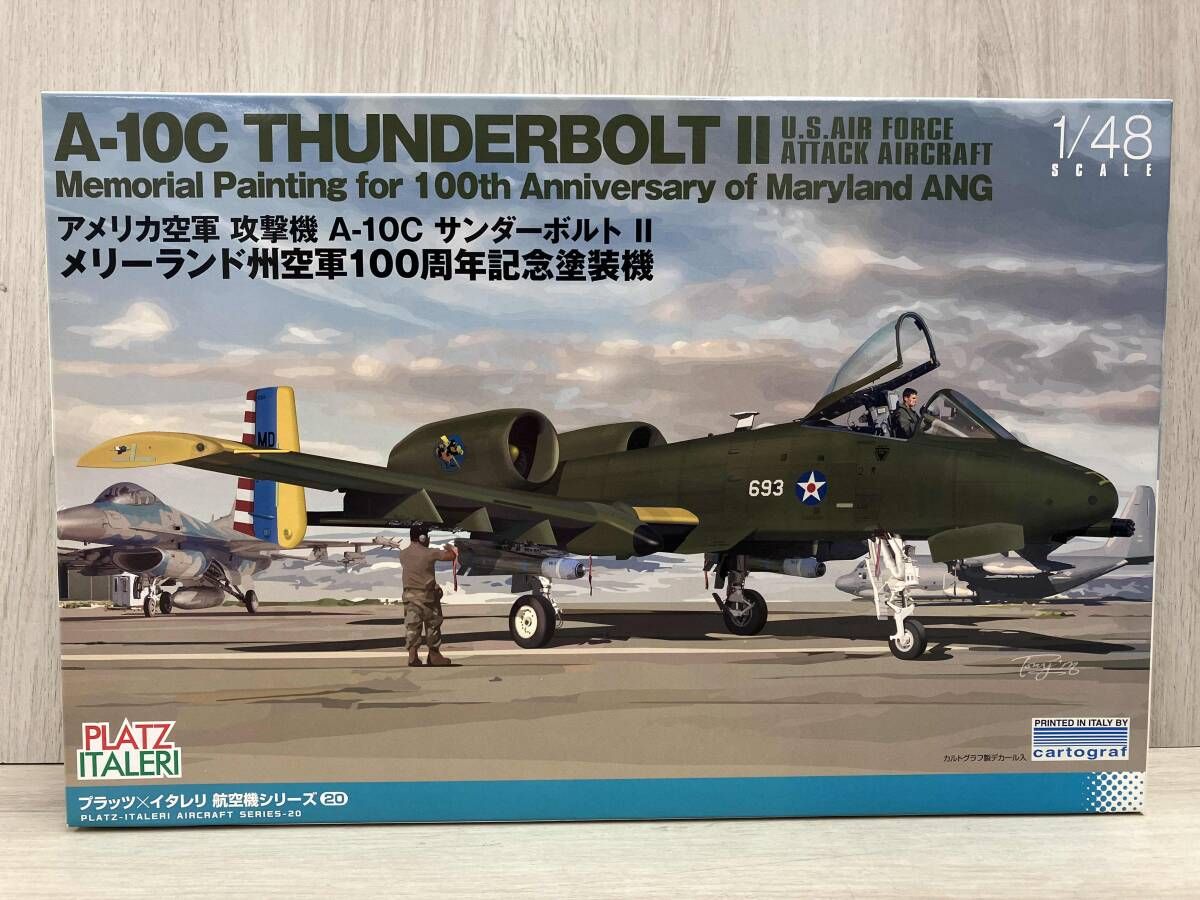 イタレリ 1/48 アメリカ空軍 攻撃機 A-10C サンダｰボルトⅡ メリｰランド州空軍100周年記念塗装機 専用エッチングパｰツ付属