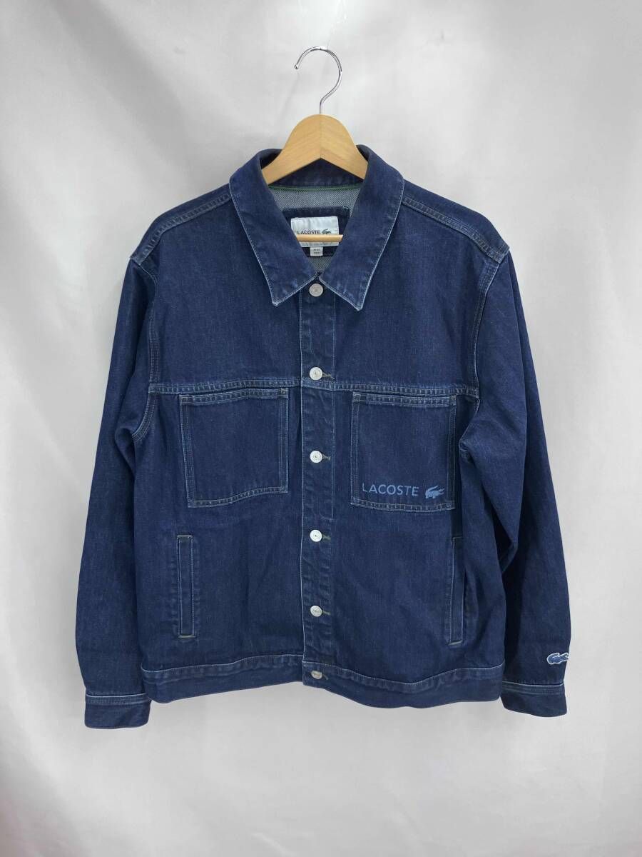 ★ LACOSTE ラコステ Gジャン デニムジャケット サイズM ネイビー 通年