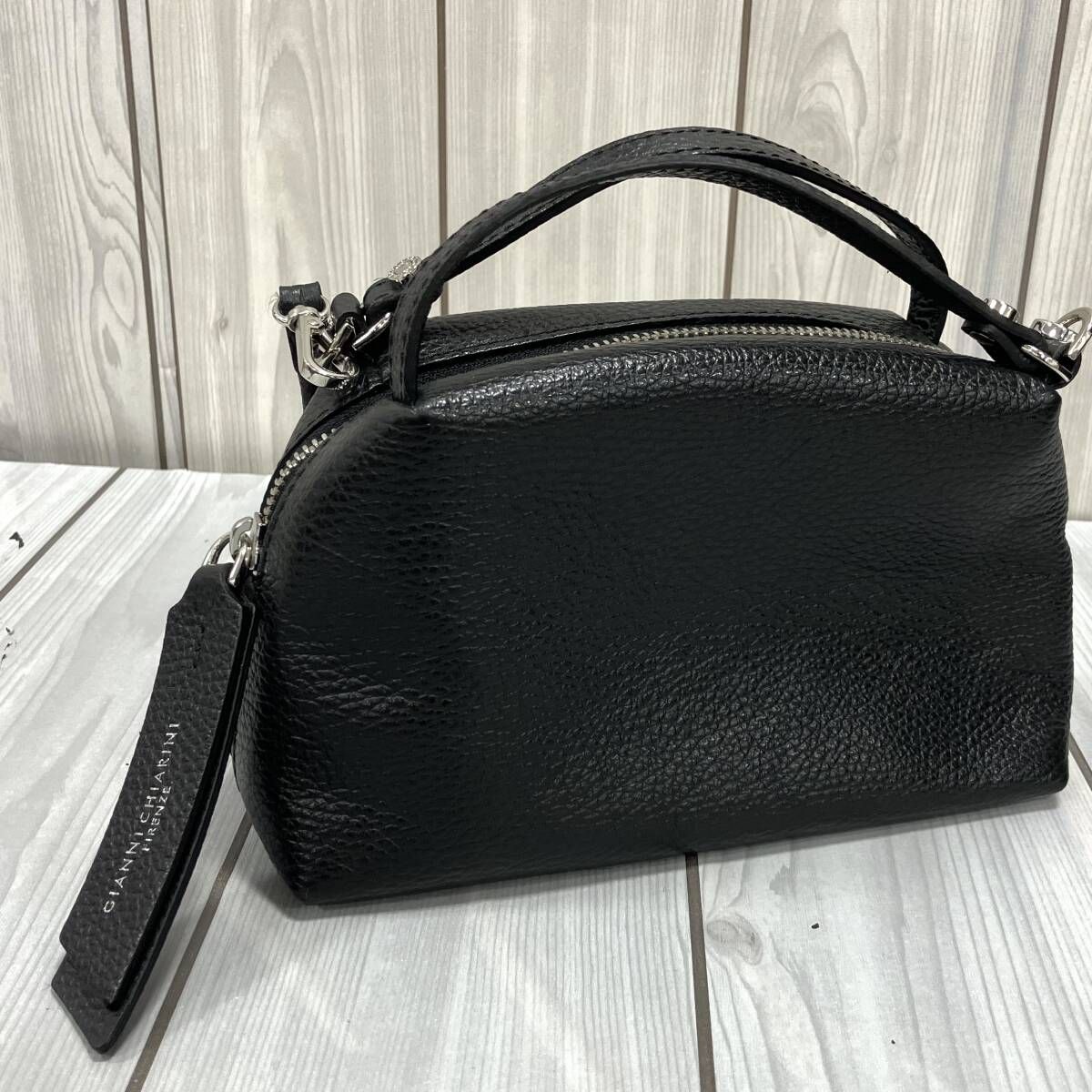 GIANNI CHIARINI ジャンニ キアリーニ ハンドバッグ ショルダーバック ブラック