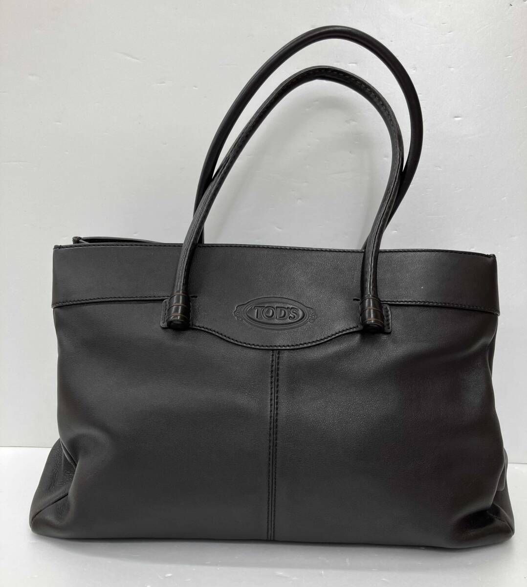 TOD'S トッズ トートバッグ イタリア製 ダークブラウン 通年