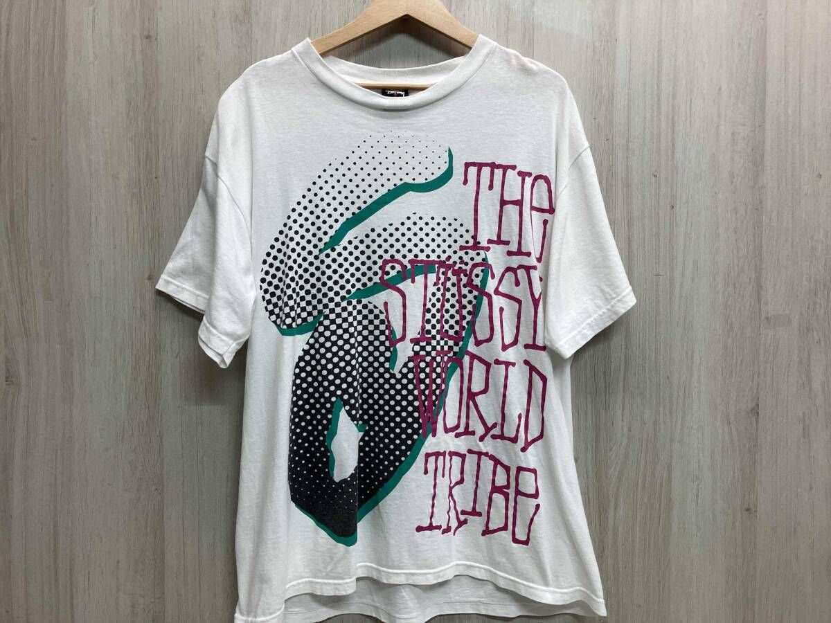 STUSSY ホワイト 状態込み サイズL 半袖Tシャツ