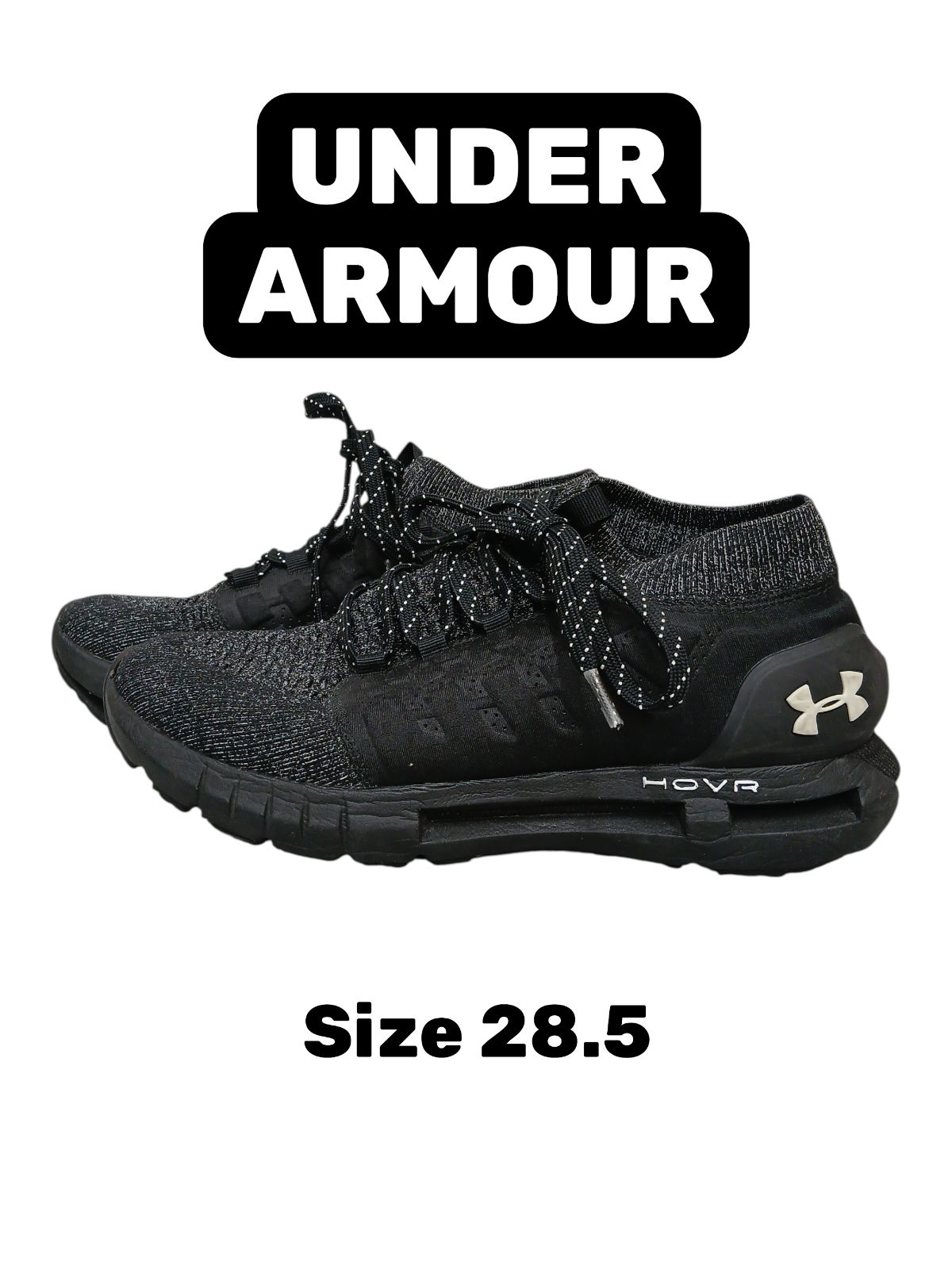 UNDER ARMOUR アンダーアーマー ランニングシューズ 28.5cm ブラック 