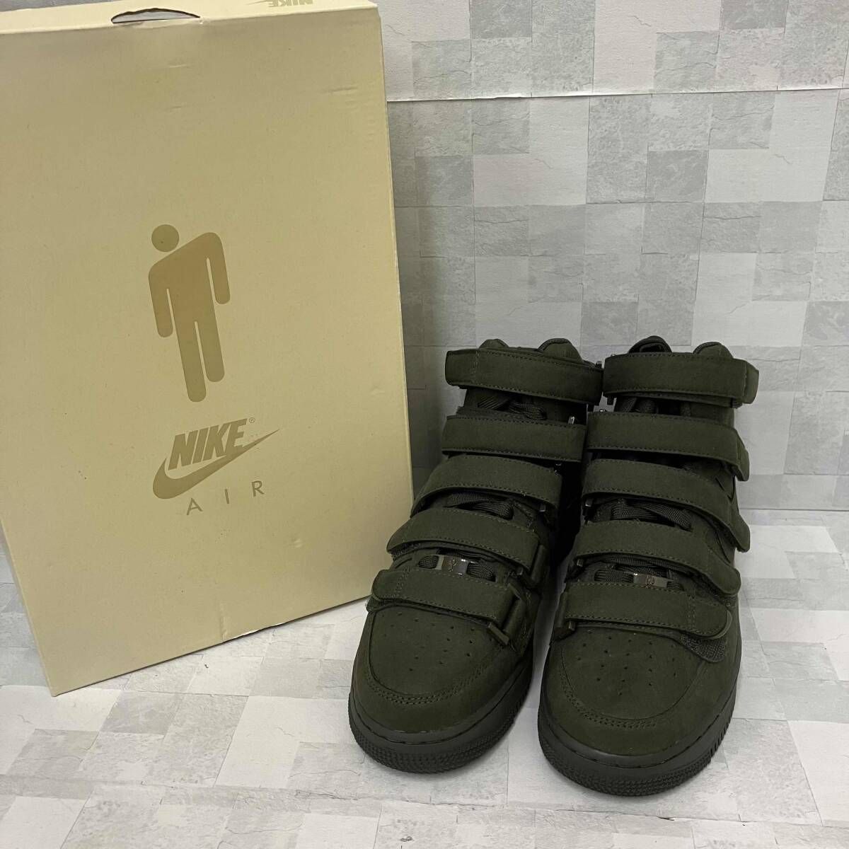 NIKE AIR FORCE 1 HIGH '07 ×Billie Eilish ナイキ エアフォース1 DM7926-300 カーキ 27cm 箱有り