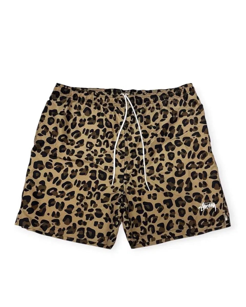 STUSSY ヒョウ柄 メッシュ ショーツ ハーフパンツ