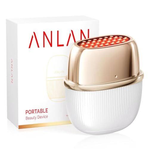 ANLAN ミニRF美顔器 ポケット美容 rf ems 美顔器 1台9役 年齢肌対策 エイジングケア リフトケア ハリ・キメの向上 表情筋ケア 振動エステ 3色光フォトエステ 金メッキ 1MHz IPX6防水 軽量145g 誕生日プレゼント 65479f3e