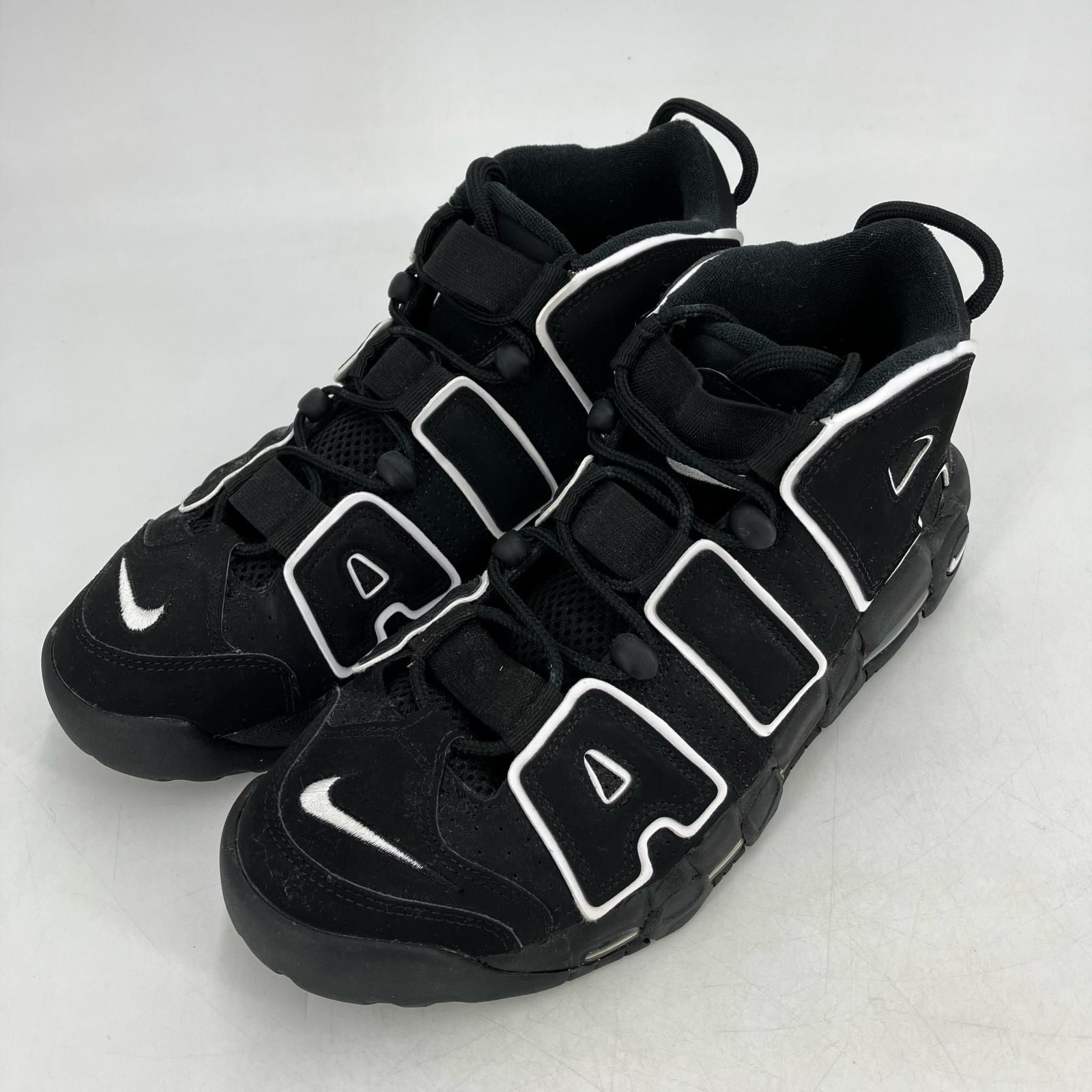 【イオン広店】 中古 NIKE | ナイキ スニーカー Air More Uptempo 414962-002 ブラック 27cm 【126】