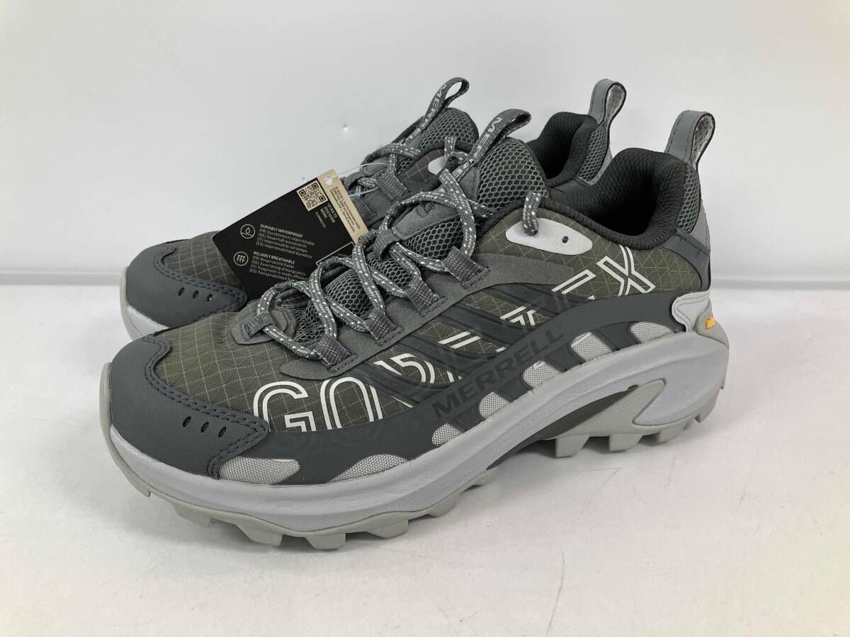 【タグ付き】MERRELL メレル MOAB SPEED 2 GORE-TEX モアブ スピード 2 ゴアテックス J006965 グレー スニーカー レディース 23.5cm