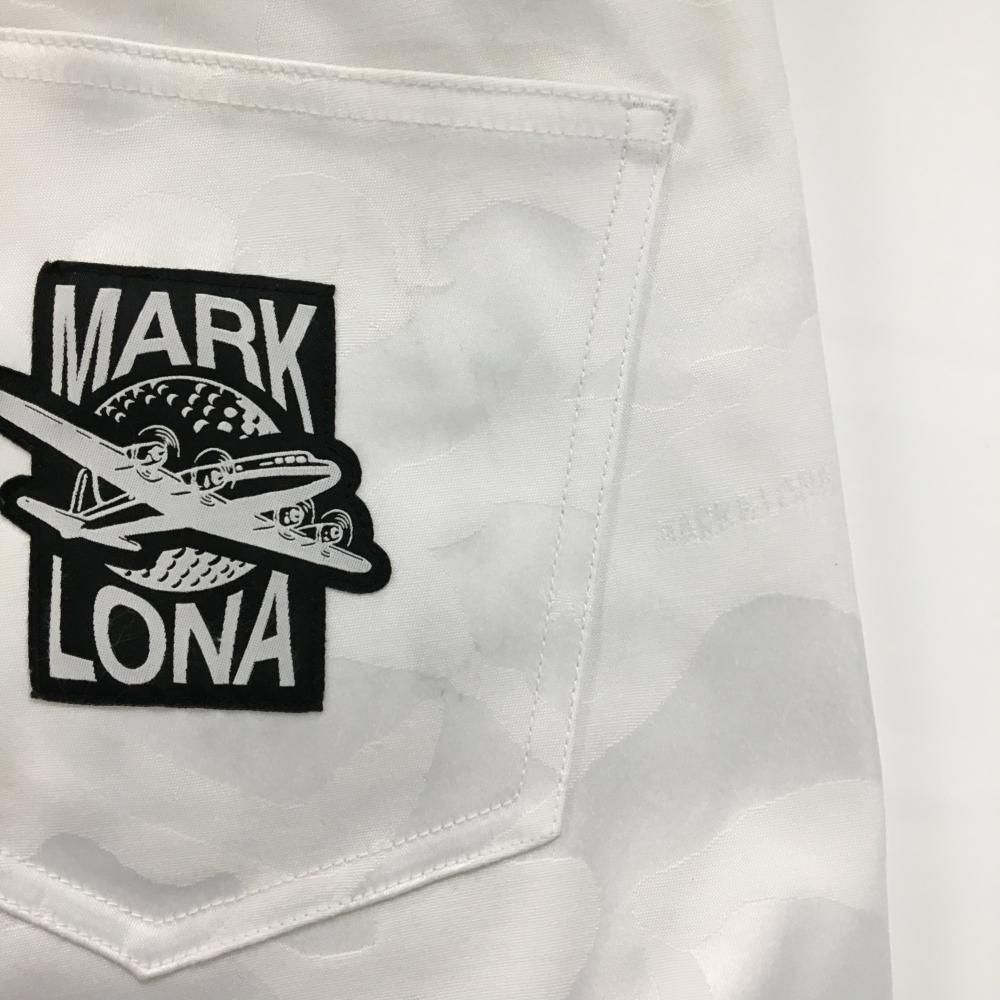 MARK&LONA マークアンドロナ パンツ 迷彩 ホワイト系 46 ゴルフウェア