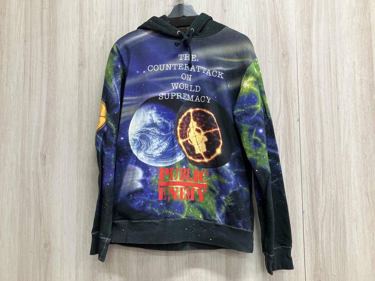 Supreme シュプリーム パーカー UNDERCOVER Public enemy Mサイズ ブラック/パープル