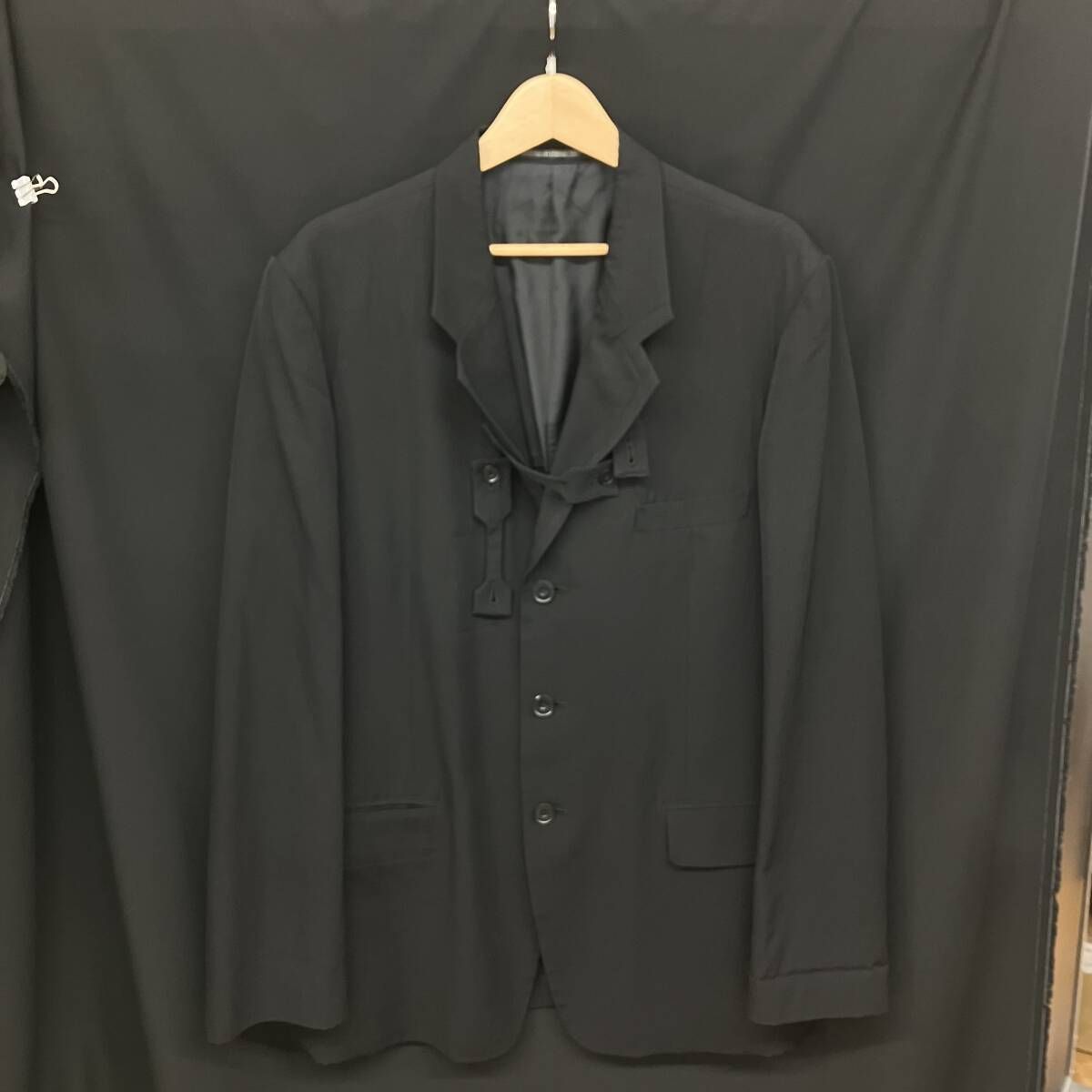 06aw Yohji Yamamoto pour homme ウールギャバジンベルトデザイン 