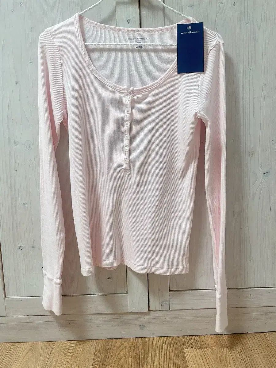 ブランディー メルビル ピンク ゼリー ロングスリーブ Tシャツ