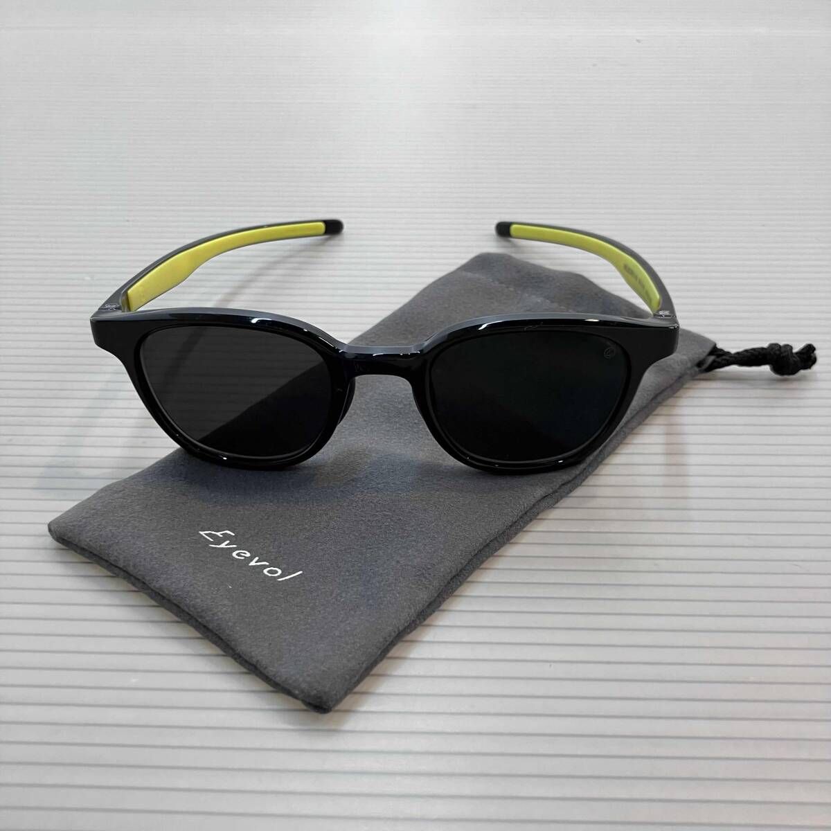 ★ Eyebol アイヴォル サングラス MILBURN (48) BK-LY-PL ブラック×イエロー 通年