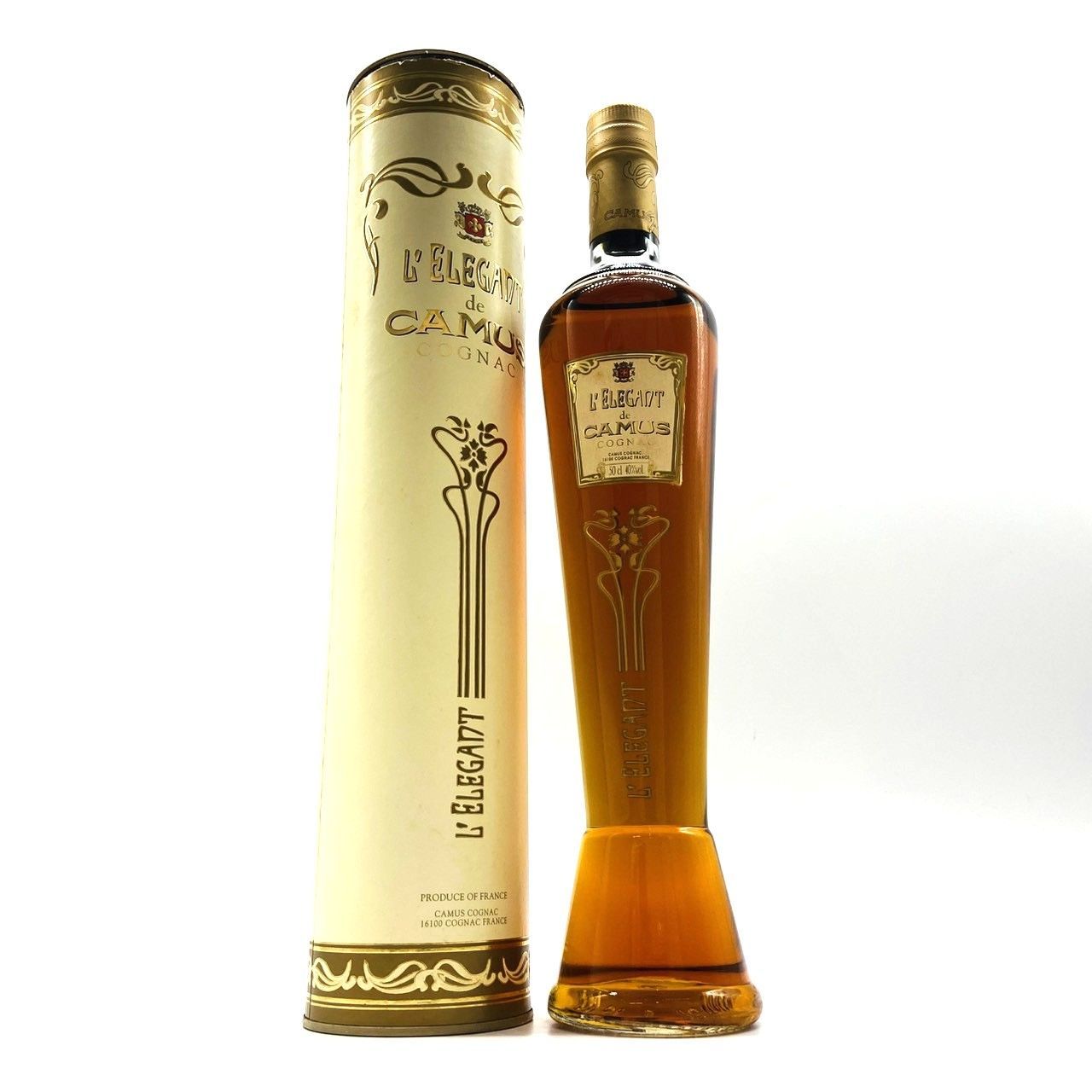 ▽L'ELEGANT de CAMUS カミュ エレガント 500ml 40% ブランデー スリム
