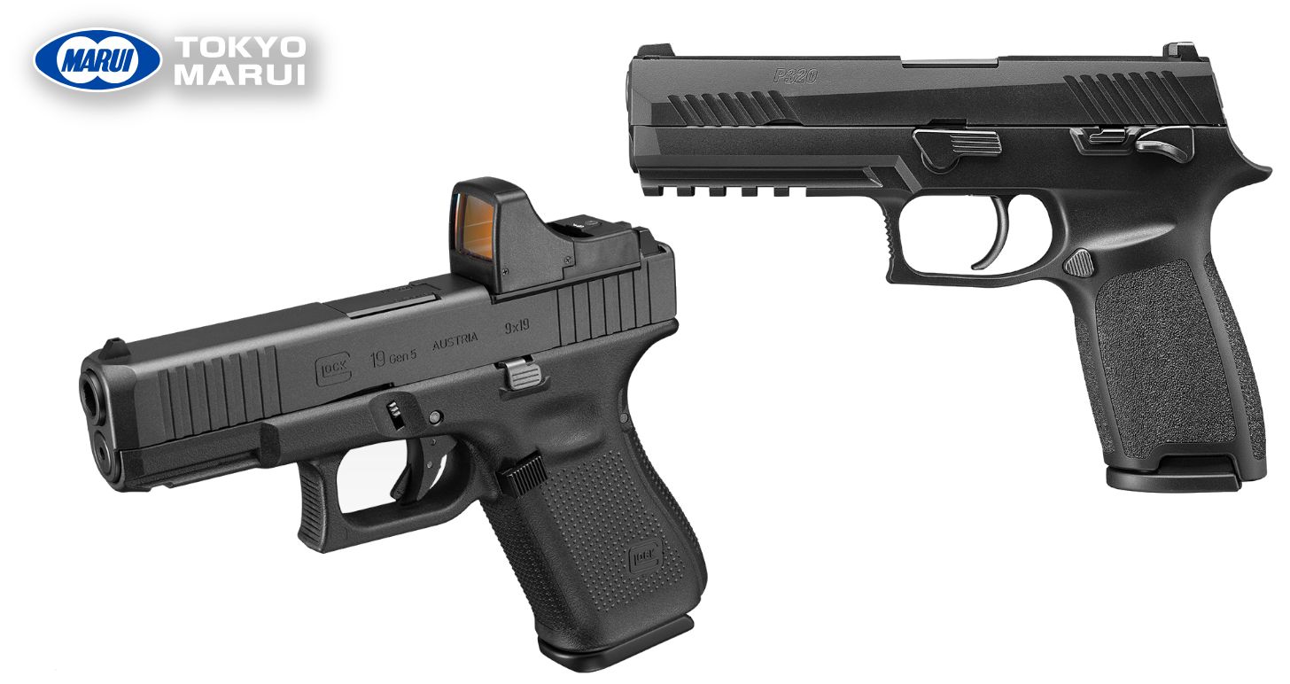 東京マルイ P320 & GLOCK19 GEN5 MOS Micro Pro Sight付き ガスブローバック 本体セット