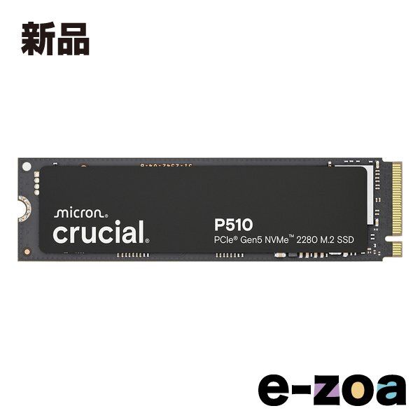 crucial クルーシャル P510 1TB PCIe Gen5 NVMe M.2 SSD CT1000P510SSD8 (2681620)