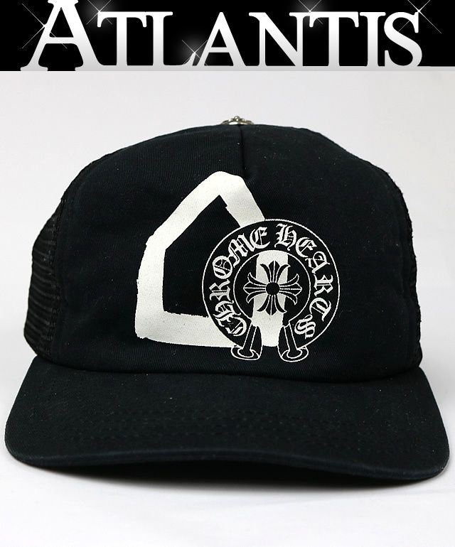 CHROME HEARTS 銀座店 クロムハーツ DSM ドーバーストリートマーケット限定 トラッカーキャップ 帽子 メンズ SV925 黒 103233