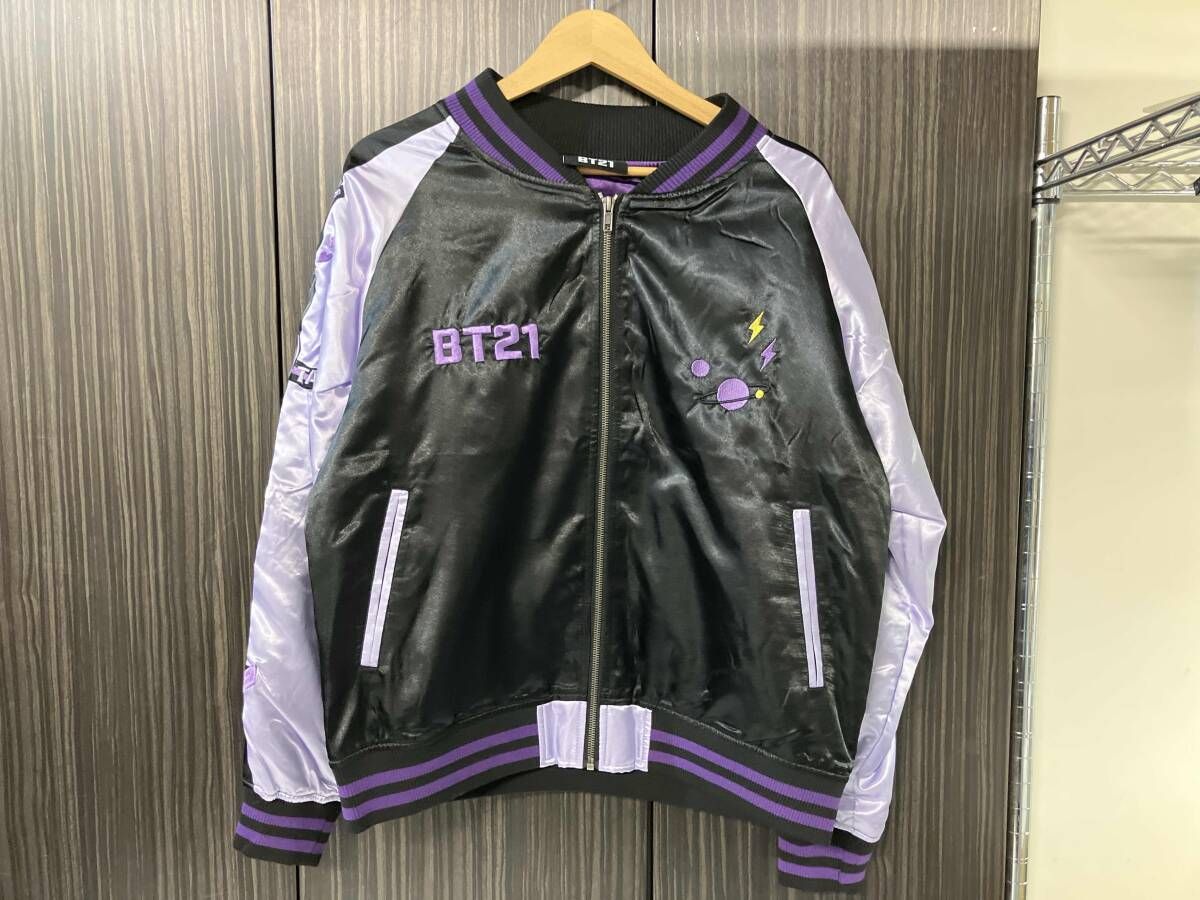 BT21 スカジャン サイズL パープル
