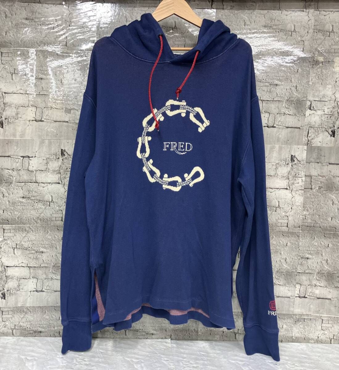 FRED フレッド パーカ サイズXL ブルー 茅ヶ崎駅北口店
