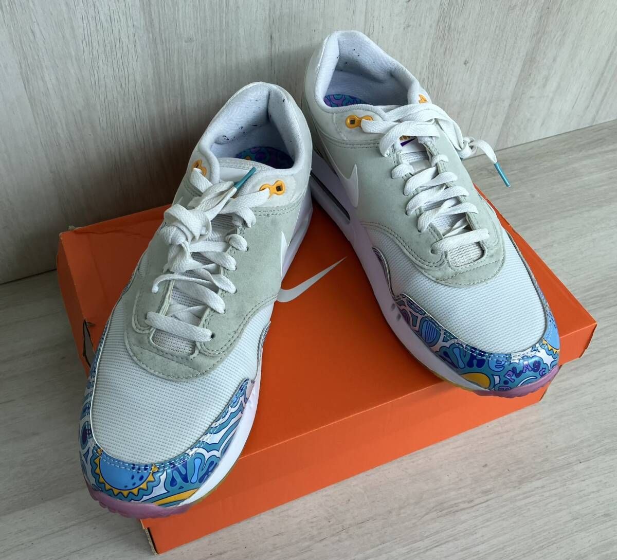 NIKE ナイキ AIR MAX 1 '86 OG GOLF NRG エアマックス ゴルフシューズ スニーカー [DV1407-100] 'Play To Live' [US11.5/約29.5cm] 箱あり
