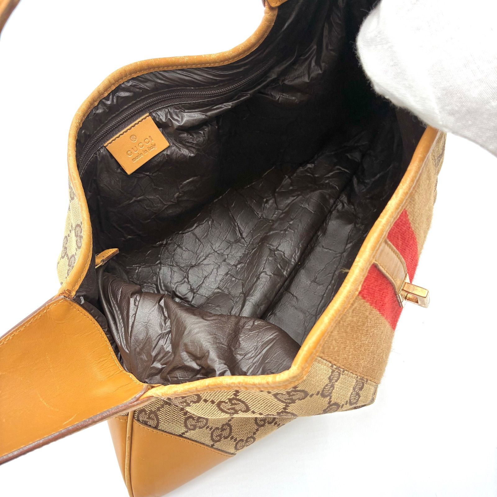 GUCCI グッチ カンデンスキー ジャッキー金具 GGキャンバス ワン