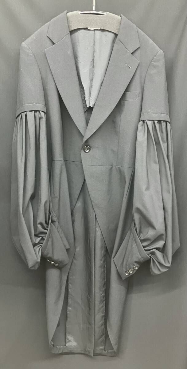 20SS COMME des GARCONS HOMME PLUS PUFF SLEEVE SWALLOWTAIL JACKET PE-J030 サイズS ブラック コムデギャルソン