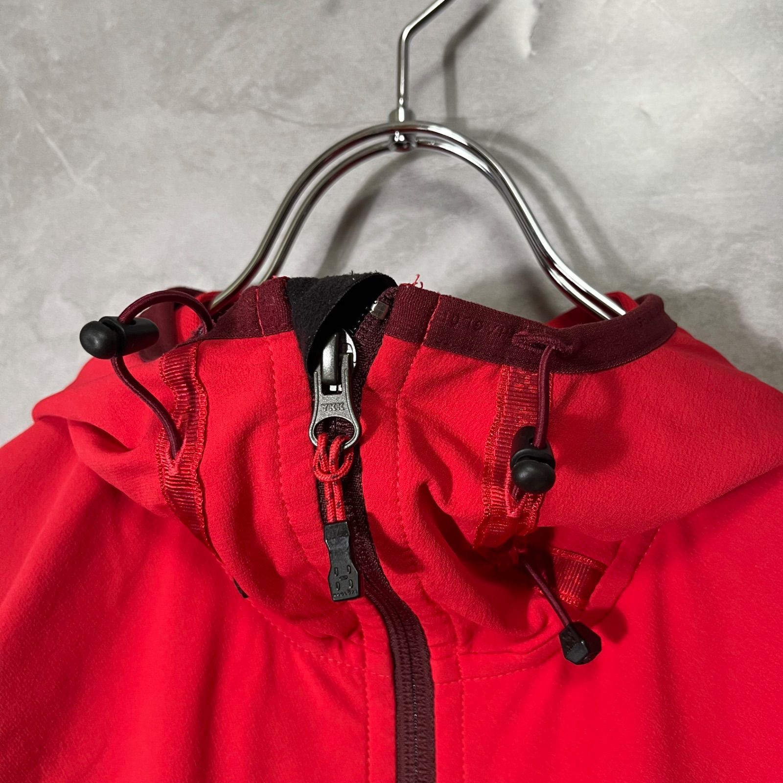 ホグロフス HAGLOFS ソフト シェル ジャケット マウンテンパーカー 赤 