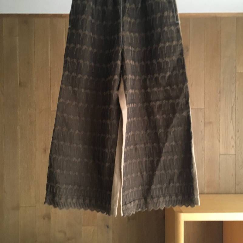 tricotCOMMEdesGARCONSトリココムデギャルソンパンツ美品 トリココムデギャルソンtricot COMME des GARCONS 裏使いプリーツ