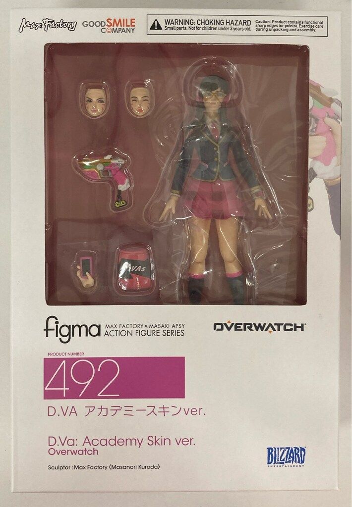 GOOD SMILE COMPANY figma オーバーウォッチ D.VA アカデミースキンver 492