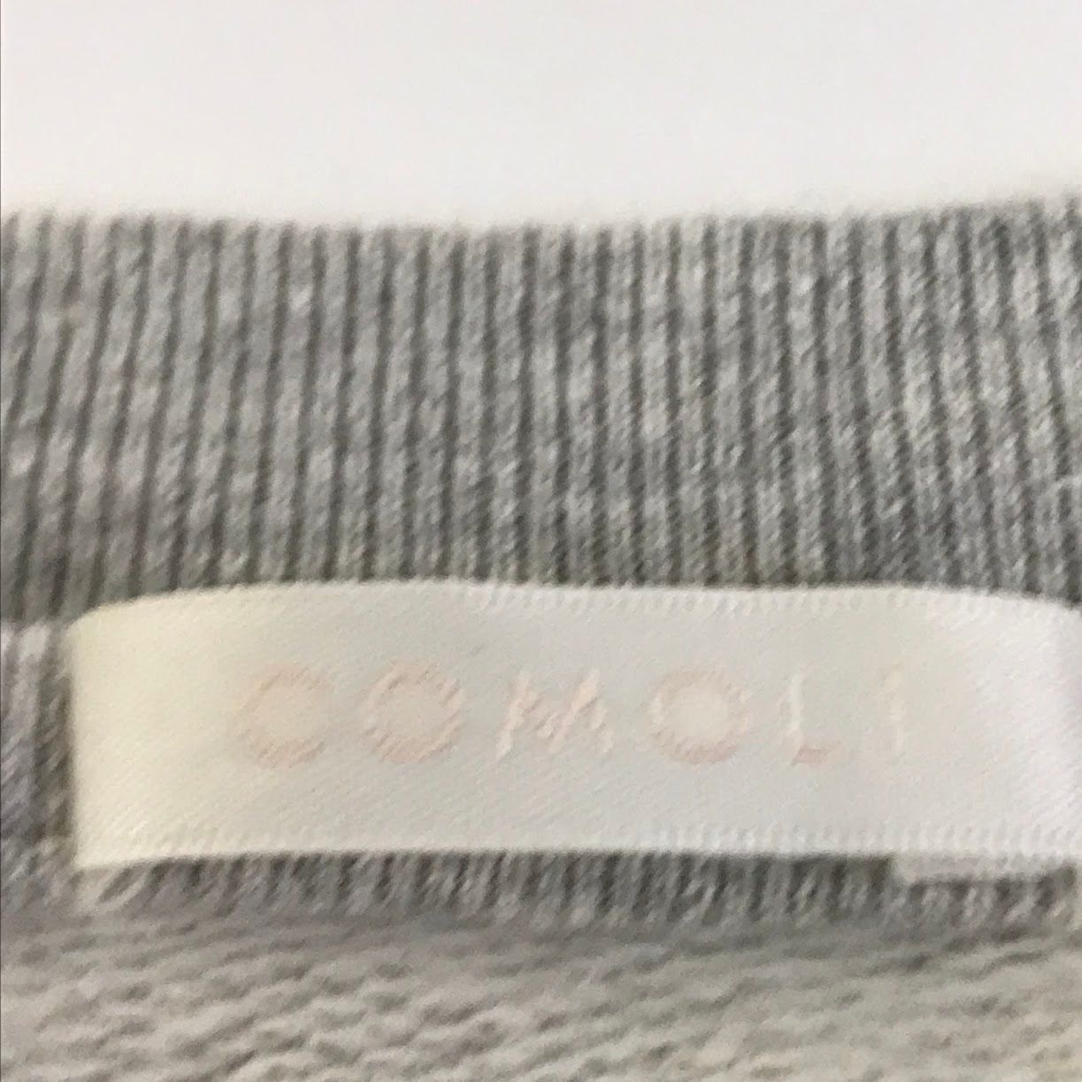 【倉吉店】 中古 COMOLI | コモリ スウェット S03-05004 グレー サイズ：3 【104】 倉吉店】 中古 COMOLI | コモリ スウェット S03-05004 グレー サイズ