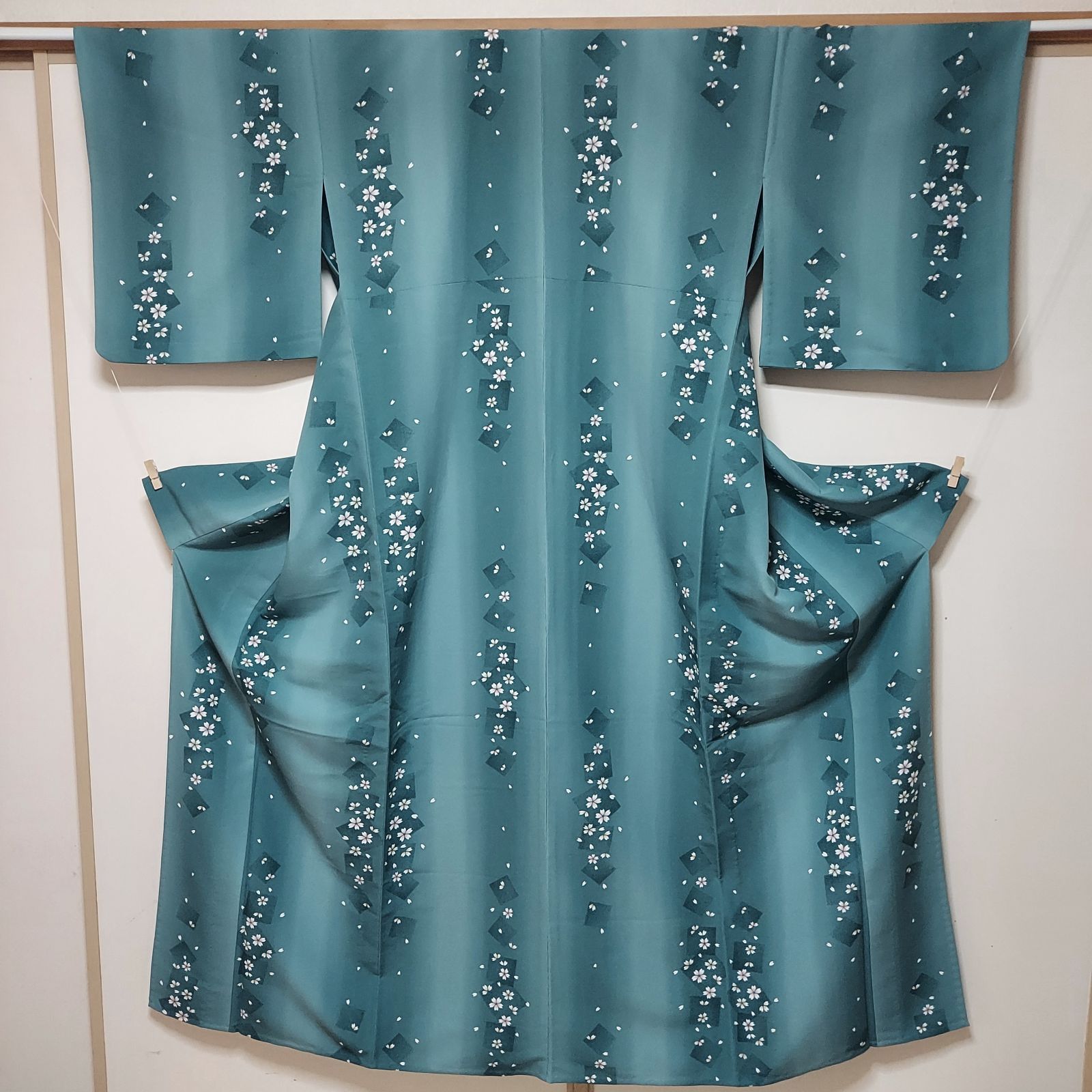 ポリエステル着物専門店in.style◇美品◇小紋着物◇単衣◇広衿◇洗える ポリエステル着物専門店in.style◇美品◇小紋着物◇単衣◇広衿◇洗える