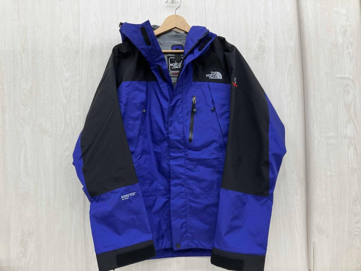 THE NORTH FACE マウンテンパーカー ブルー×ブラック サイズLサイズL NP10101 ザ・ノース・フェイス