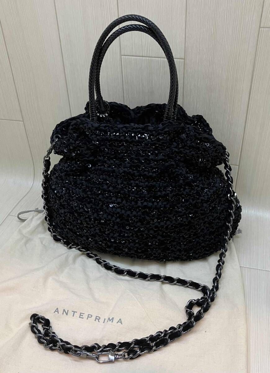 ★ ANTEPRIMA アンテプリマ ハンドバッグ ショルダーバッグ ブラック 通年