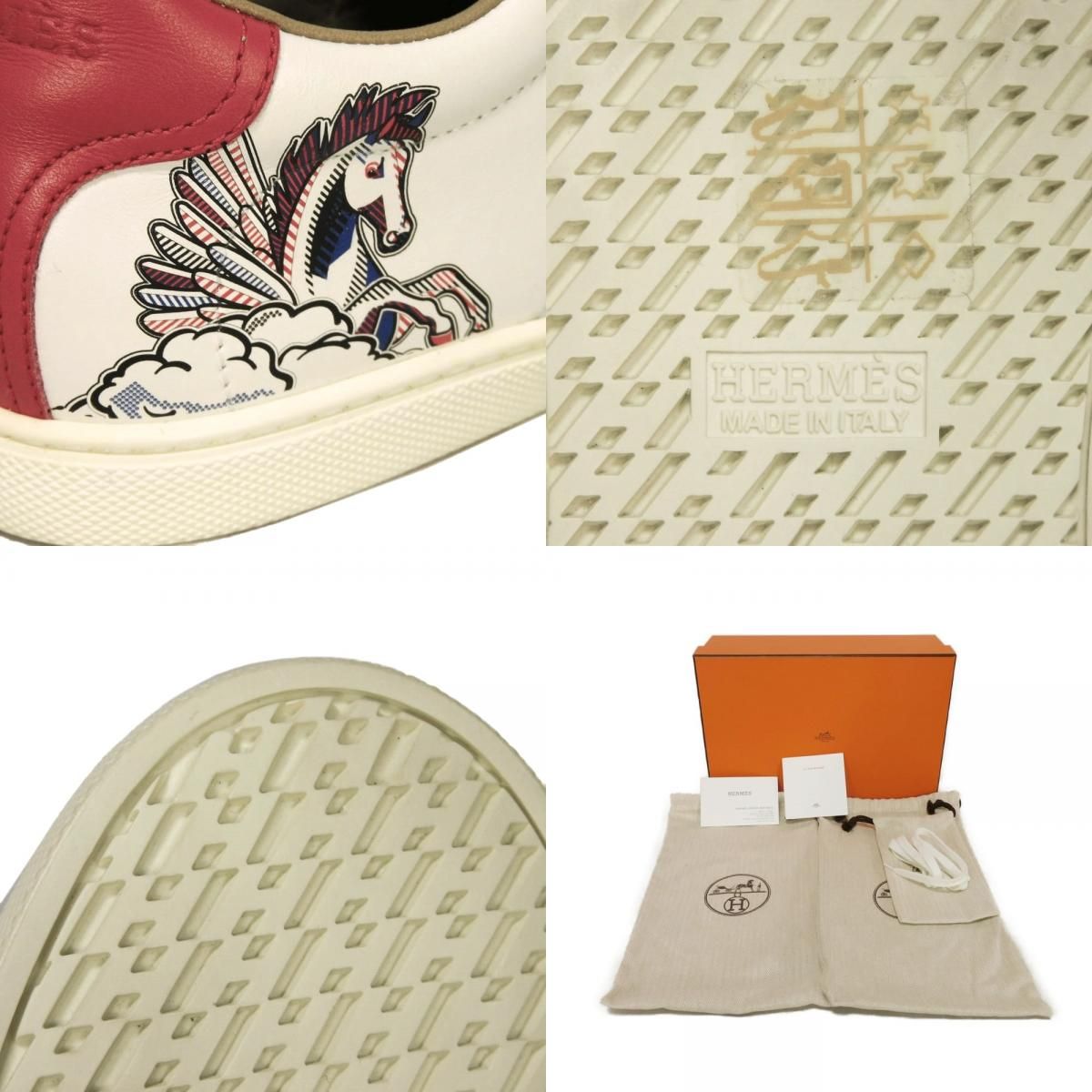 HERMES エルメス クイッカー ペガサス ポップ 36 ローカット ロー 