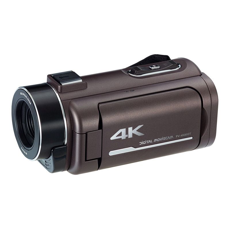 メーカー正規品 新品 nexxion 4Kビデオカメラ FV-4K800T デジタルムービーカム 光学10倍 Wi Fi対応 タッチパネル
