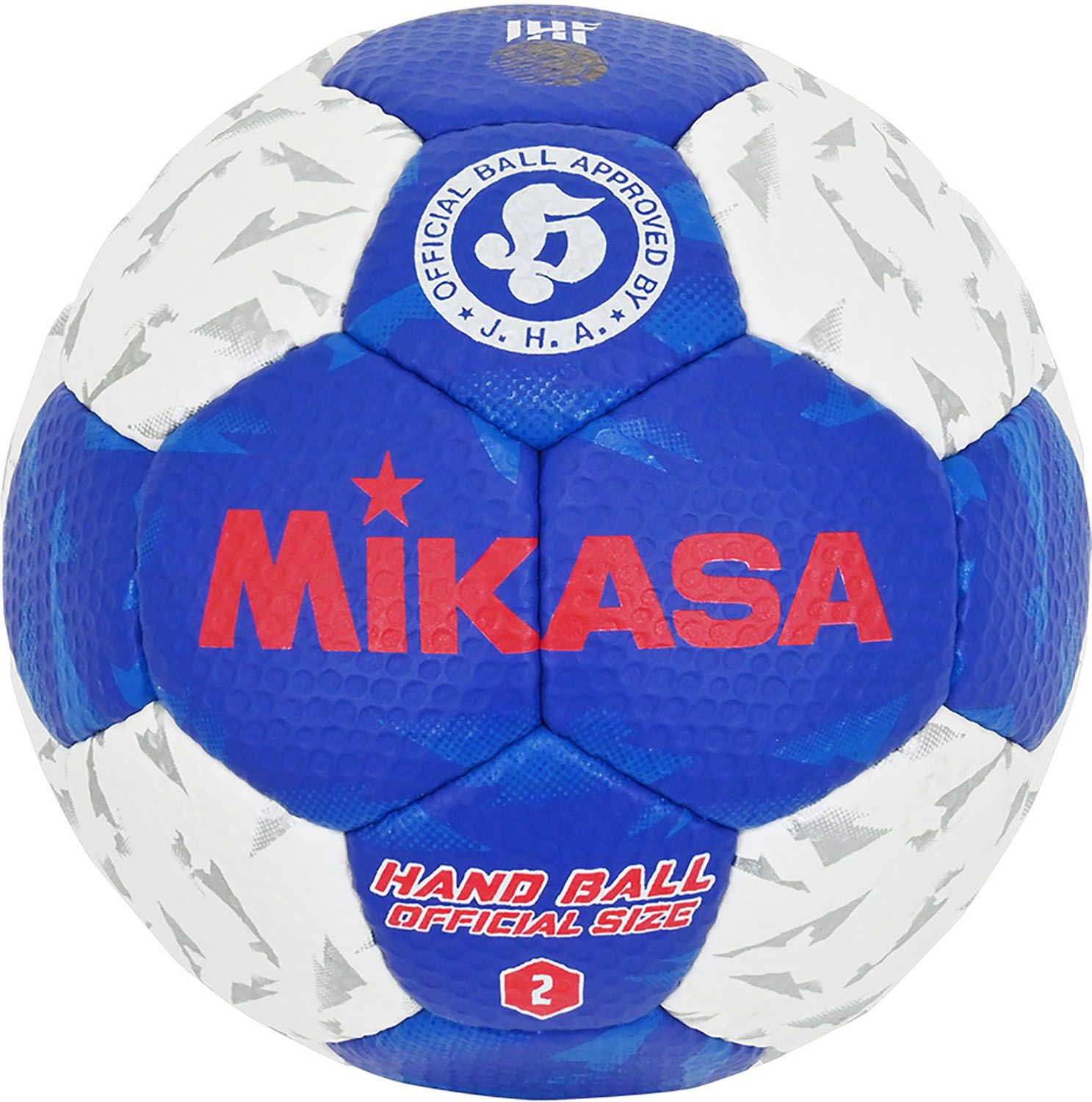 ミカサ MIKASA 検定球2号 ホワイト×ブルー ハンドボール はんどぼーる ソフト触感 グリップ性 コントロール性 国際公認球 部活 試合 練習 大会 クラブ活動 トレーニング HB250BWBL ホワイト×ブルー