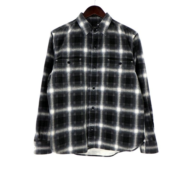 マインデニム MINEDENIM 【 Plaid Print Flannel Work SH 2603 5001 97 012 】 プレイド プリント フランネル ワーク チェック ロングスリーブ 長袖 シャツ 49812