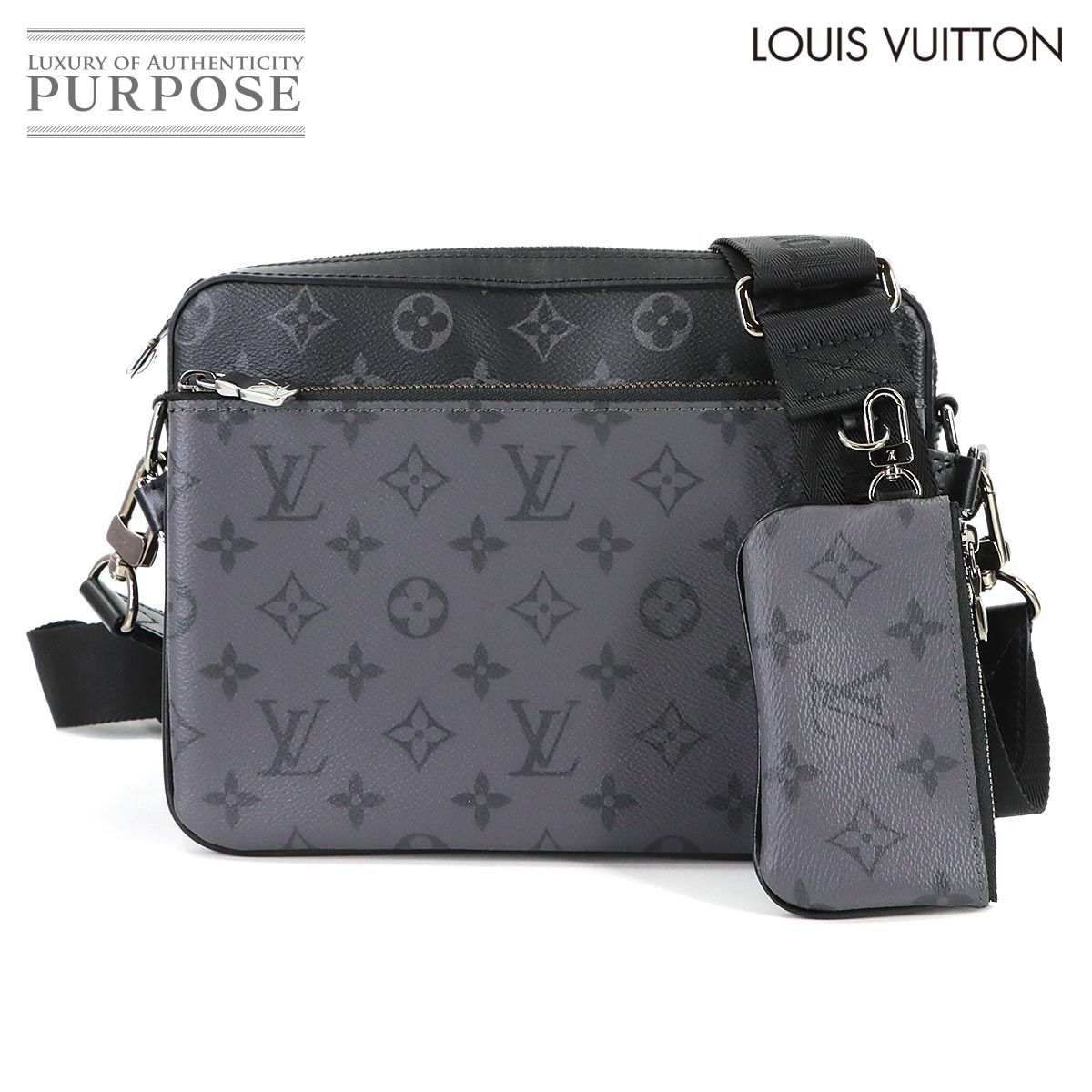 未使用 展示品 ルイ ヴィトン LOUIS VUITTON モノグラム エクリプス リバース トリオ メッセンジャー ショルダー バッグ M69443 90321913
