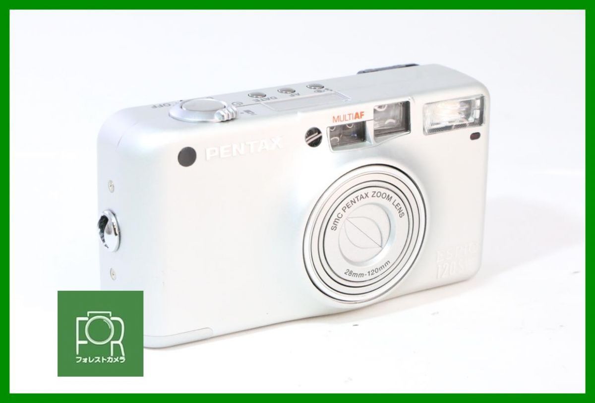【動作保証・点検済】極上品■PENTAX ESPIO 120SW ｼﾙﾊﾞｰ■■フラッシュも完動■12640