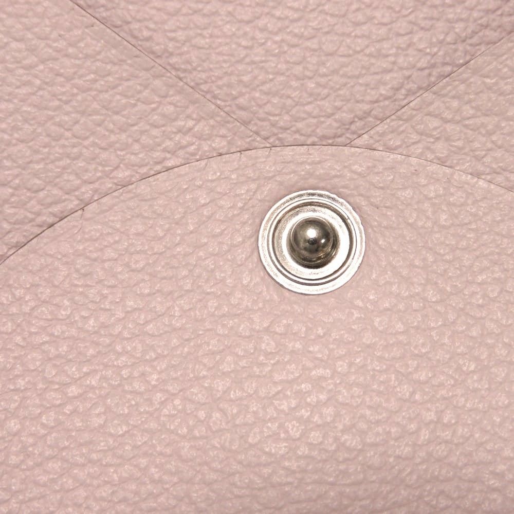 HERMES エルメス バスティア エヴァーカラー パステル ピンク スナップ
