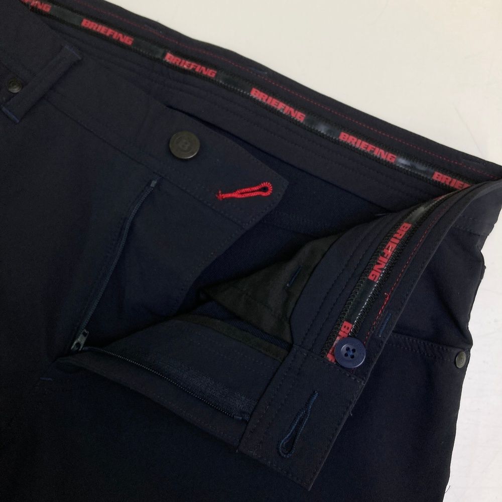 サイズ：M BRIEFING GOLF ブリーフィング ストレッチパンツ ネイビー系
