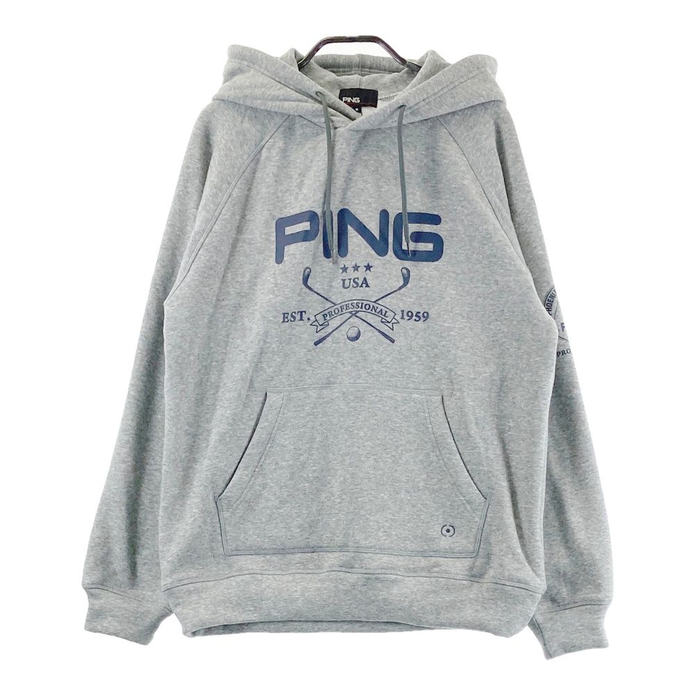 サイズ：S PING ピン パーカー グレー系 [240101683211] ゴルフウェア メンズ ストスト